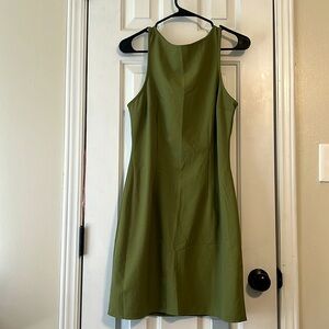 Abercrombie & Fitch olive green short dress